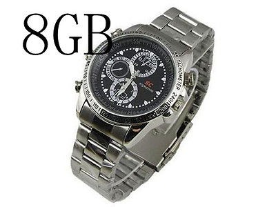 8GB Waterproof Watch 640x480 Spy Hidden Digital Video Camera Gadgets 