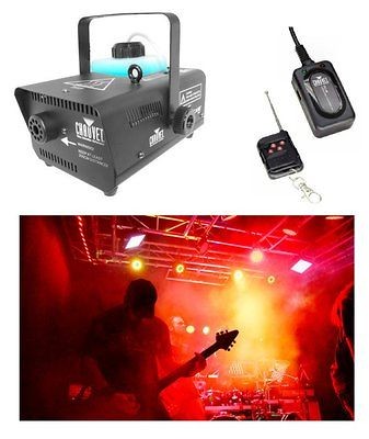 CHAUVET HURRICANE H 901 DJ Water Based Smoke Fog Machine + FC W 