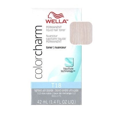 Wella Color Charm Toner T18    White Lady    Lightest Ash Blonde    1 