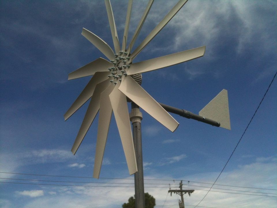 350 WATT WIND CHARGER TURBINE GENERATOR 12 blade