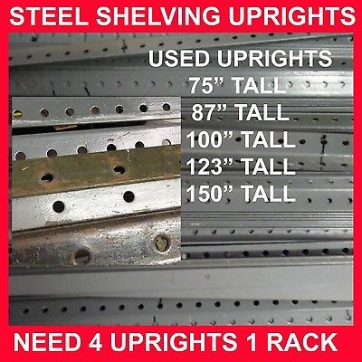   make 6 feet high rack commercial steel shelving slotted angle used