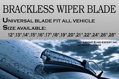 22+26 JDM J Hook Flexible Soft Layer Design Windshield WIPER BLADES 