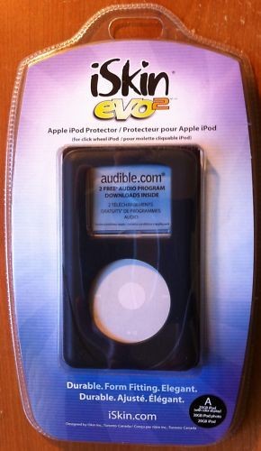 iSkin eVo2 Case for 4th Gen iPod 20GB 30GB CARBON GREY