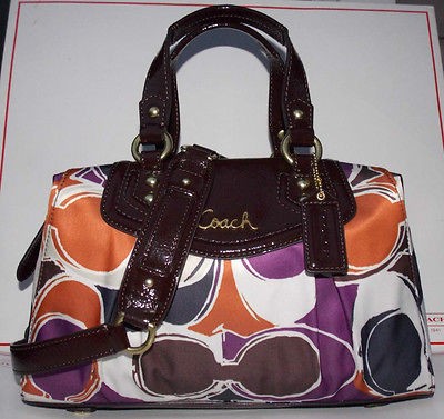 coach ashley scarf purse in Handbags & Purses