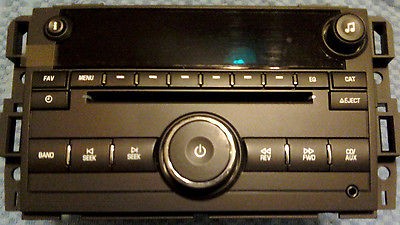   RADIO GMC EXPRESS VAN SILVERADO 07 12 XM RADIO AUX REAR IPOD/