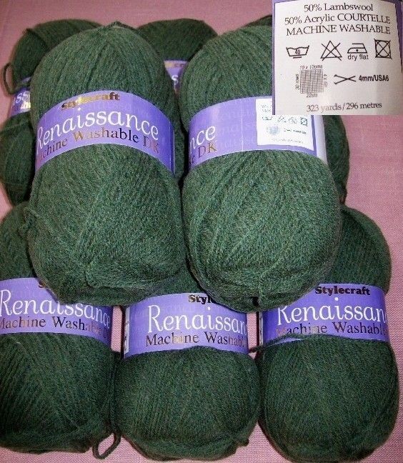 800 GMS VINTAGE 50% LAMBSWOOL 50% ACRYLIC YARN SOFT YARN MADE IN UK 8 