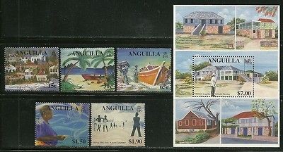 Anguilla  Intl. Arts Festival Set & SS SC# 1028 33 MNH**