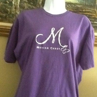 AMERICAN APPARELMARIAH CAREY PURPLE TEE SHIRT SIZE XL