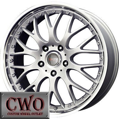 17 Silver Drag DR 19 Wheels Rims 5x110/5x115 5 Lug G6 Cobalt HHR Grand 