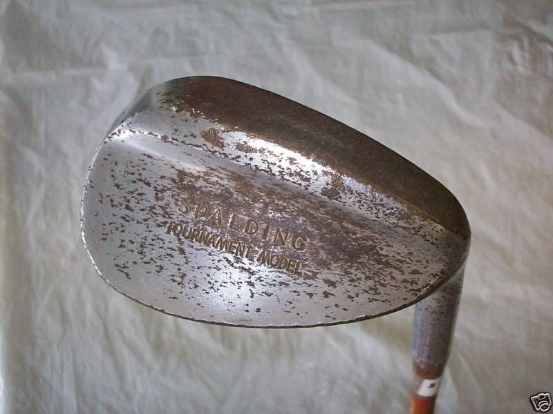 RARE VINTAGE SPALDING TOURNAMENT MODEL DYNAMITER WEDGE