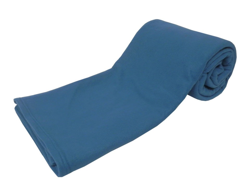 LARGE Fleece Sofa / Bed Throw or Blanket in 9 Colours & 3 Large Sizes