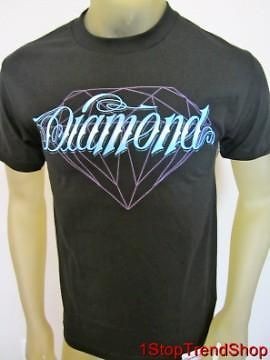 NWT Diamond Supply Co black shine on mens s/s shirt size medium $30