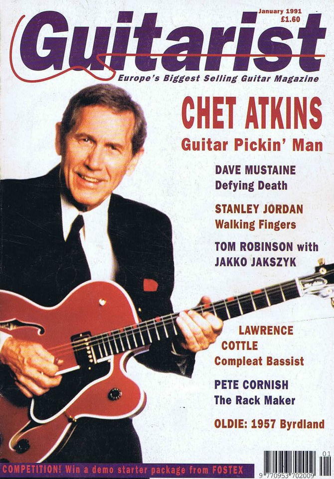 CHET ATKINS / STANLEY JORDAN / PETE CORNISH Guitarist January 1991 