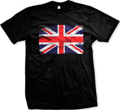 The Union Jack Flag Britain England Mens T shirt Olympic Games Soccer 
