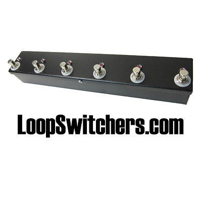 LOOP SWITCHERS 6 LOOP EXCELLENT LOOP SWITCHER GUITAR PEDAL MASTER 