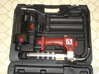 Alemite cordless 14.4 volt grease gun battery powered