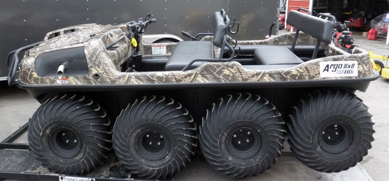 New 8x8 750 HDi Argo Camouflage Amphibious ATV / HUV 31 HP Kohler 