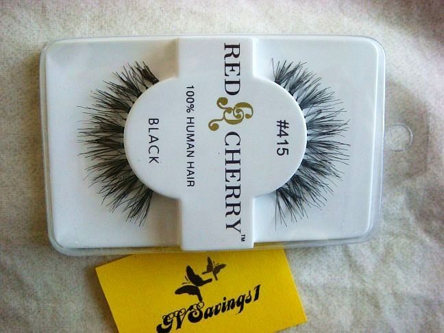 Red Cherry #415 False Eyelashes Fake Lashes (LOT OF 3) Lash Eyelash 