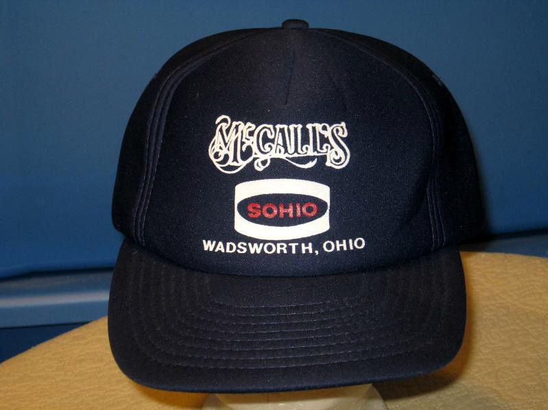 Vintage SOHIO 1980s SNAPBACK HAT   McCalls Gas Station   Wadsworth 