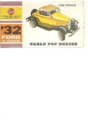 1932 Pyro Ford B Roadster Model Car Kit 1/32 scale ~ Plastic New in 