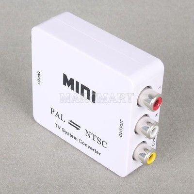 New PAL/NTSC/SECAM to PAL/NTSC Mini Bi directional TV Format System 