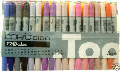 copic marker set 72 in Art Supplies