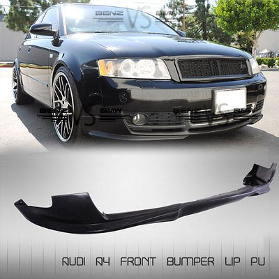 AUDI A4 B6 02 05 URETHANE FRONT BUMPER LIP SPOILER BODYKIT (Fits Audi 