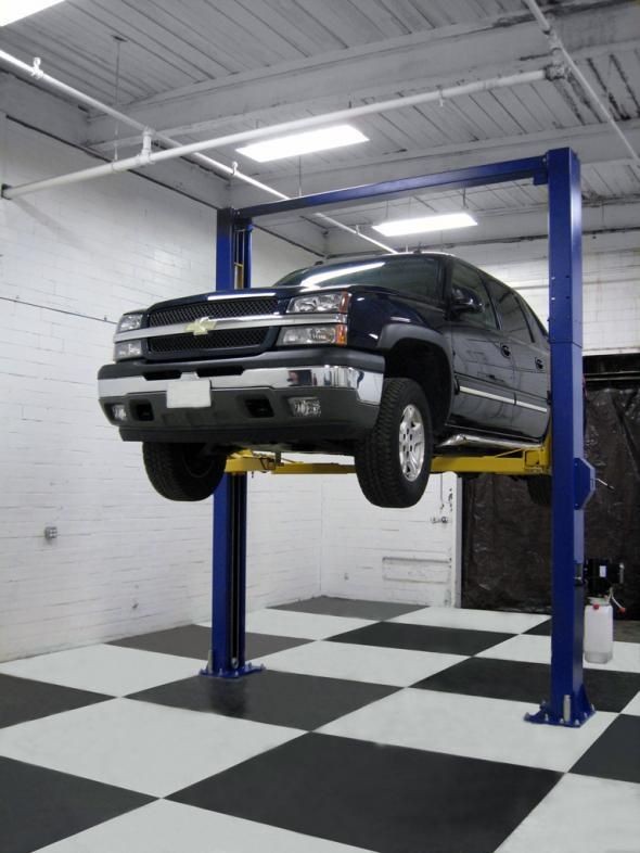 Two Post Auto Lift 11,000 lb capacity car truck vehicle lift overhead 