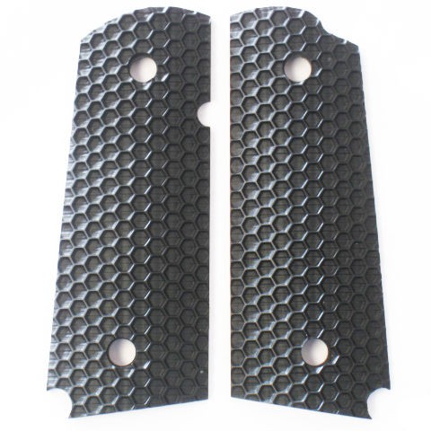 Colt Kimber Compact Officers 1911 WASP NEST Texture grips   Black 