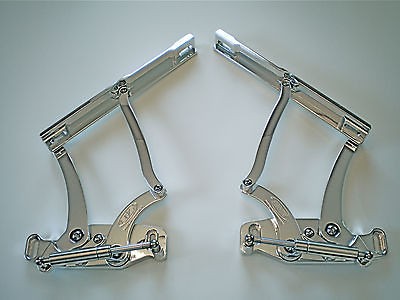 1964 1965 1966 1967 PONTIAC GTO LEMANS BILLET HOOD HINGES POLISHED 