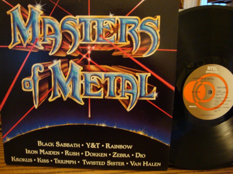 MASTERS OF METAL B Sabbath,Y&T,Ir​on Maiden,Van Halen