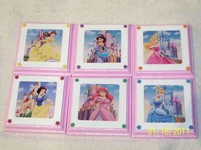 DISNEY PRINCESS CASTLE DECOR Wall Plaques Bedding