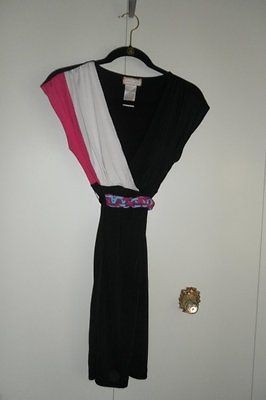 Baby Phat Black Multi Dress L