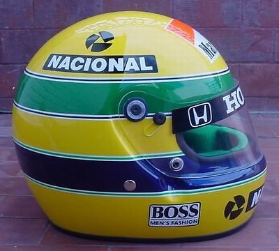 AYRTON SENNA 1991    Excelent Replica Helmet 11 Scale 