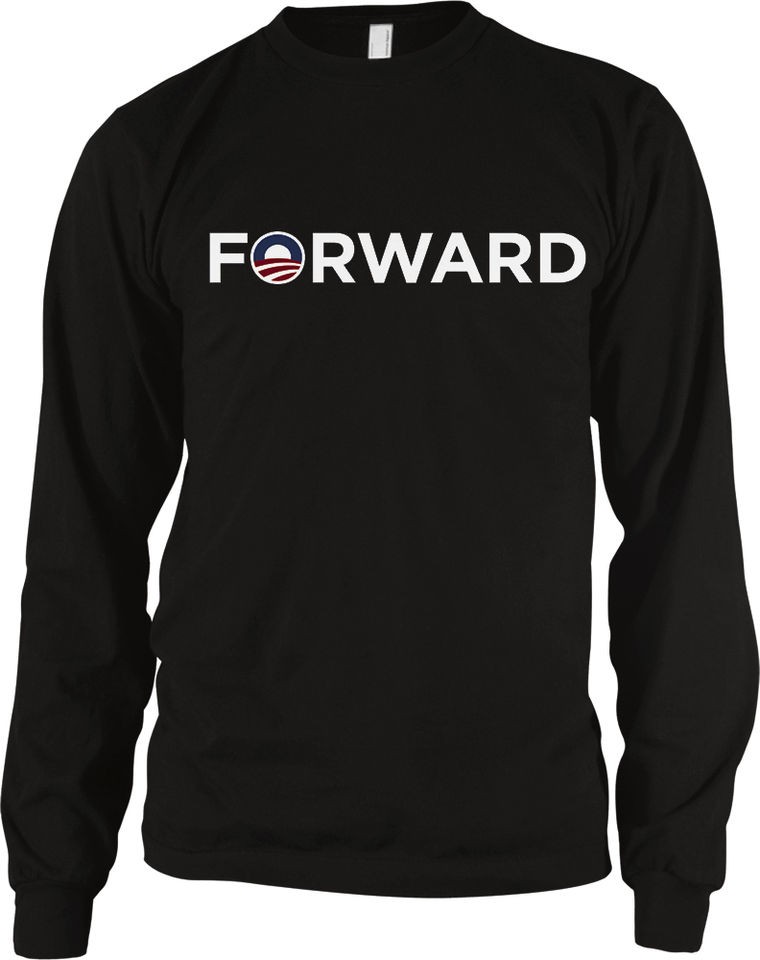 Forward President Barack Obamas Campaign Insignia 2012 Graphic Mens 