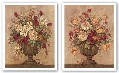 FLORAL ART SET  Floral Reflections Set by Barbara Mock