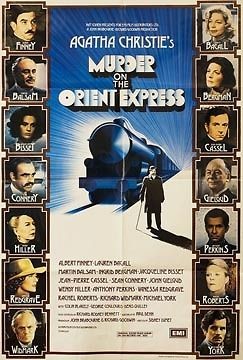 MURDER ON THE ORIENT EXPRESS Original 1974 British Poster Sidney Lumet