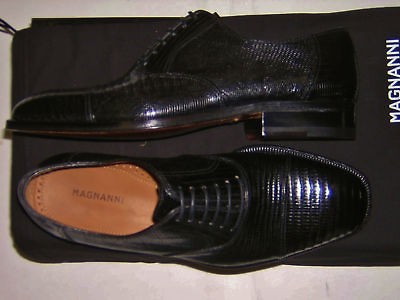 NEW MAGNANNI Malaga Lizard Dress Shoes 6.5M