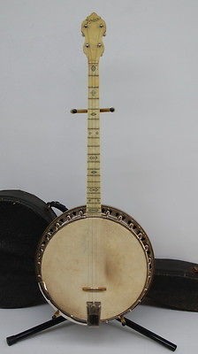 Antique Vintage 1939 Bacon & Day Gordon Tenor Banjo