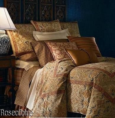 RALPH LAUREN NORTHERN CAPE SET KING DUVET + TWO SHAMS RUG TAPESTRY 