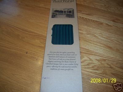 EXTERIOR 26 ALUMINUM DECK BALUSTERS GREEN 1 BOX OF 10