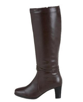 12 M NEW DAVID TATE DAYTONA COFFEE BROWN TALL RIDING BOOTS *WIDE CALF 