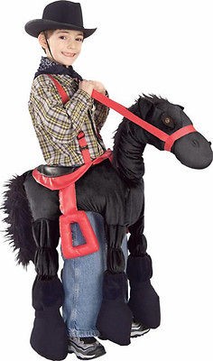 Black Horse Cowboy Kids Halloween Costume Accessory