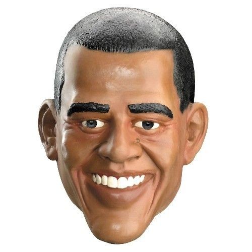 BARACK OBAMA Pesidential Political Latex Vinyl Full Costume Mask 