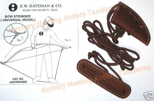 U2 Universal LEATHER BOW STRINGER Archery BATEMAN New