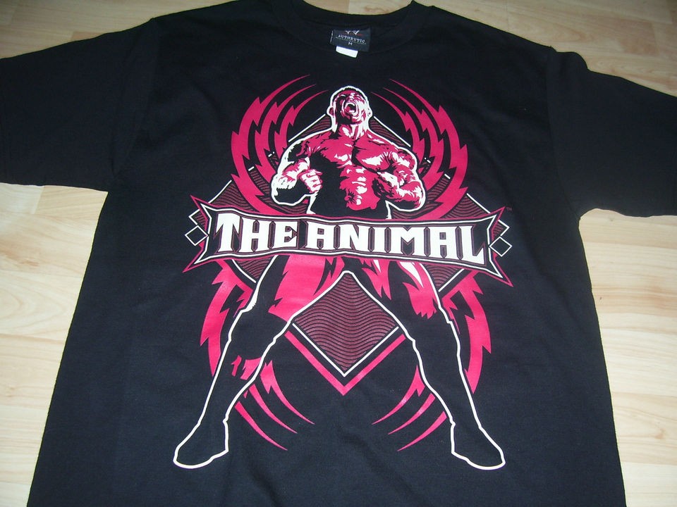 THE ANIMAL ~ BATISTA ~ WWE WORLD WRESTLING AUTHENTIC WEAR T SHIRT SZ 