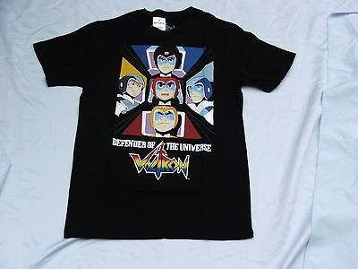 VOLTRON FORCE Group Black T shirt Sz M NEW ANIME