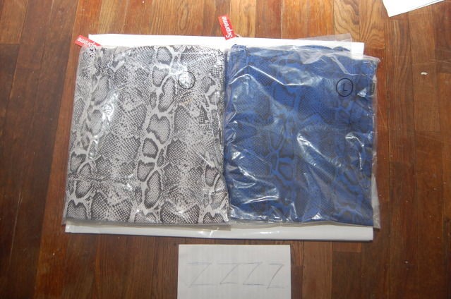 Supreme Snake Skin Royal Blue White Large Pullover Jacket Hoody tyler 