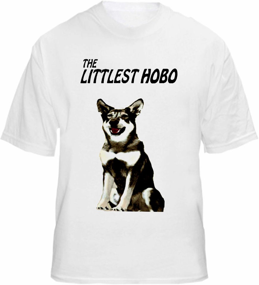 Littlest Hobo T shirt TV Dog Retro Little Hero