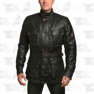 BELSTAFF TRIALMASTER Wax Cotton New BLACK   NEW 2013   FULLY 